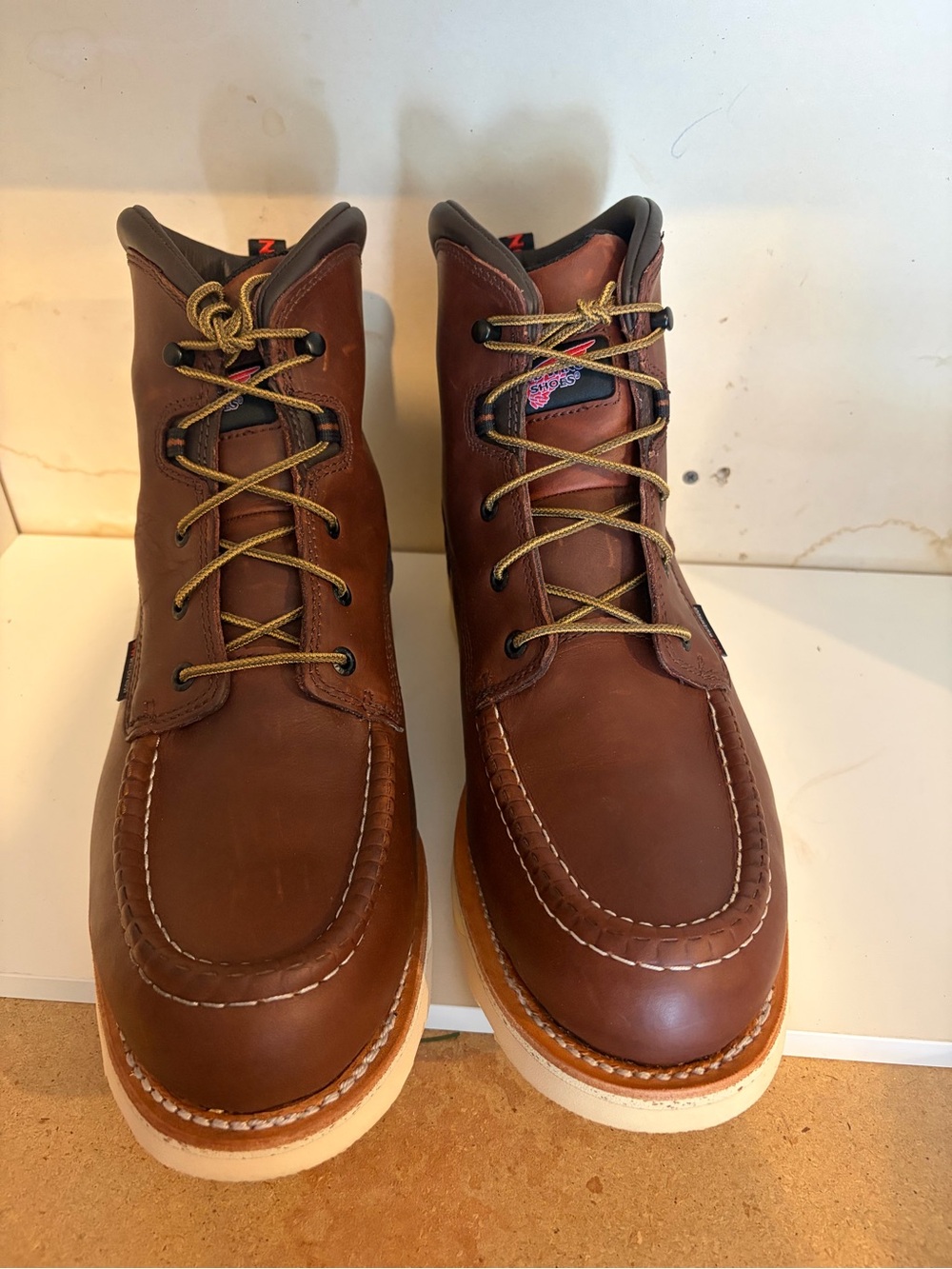 Redwing Men's 6-inch Waterproof Soft Toe Boot 405 12D